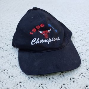 Vintage 1996 Chicago Bulls NBA Champions Embroidered Snapback Hat